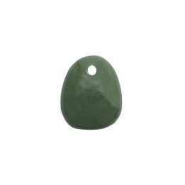Colgante Agujero Cuarzo Verde 2.5cm